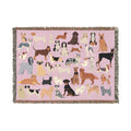 Dog Days Woven Throw Blanket