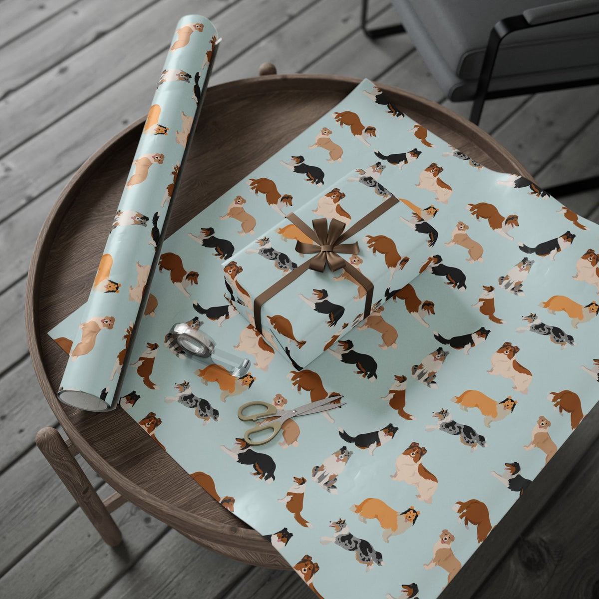 Rough Collie / Sheltie Wrapping Paper