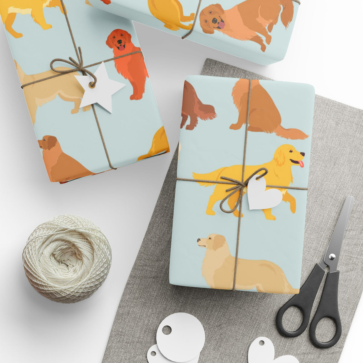 Golden Retriever Wrapping Paper
