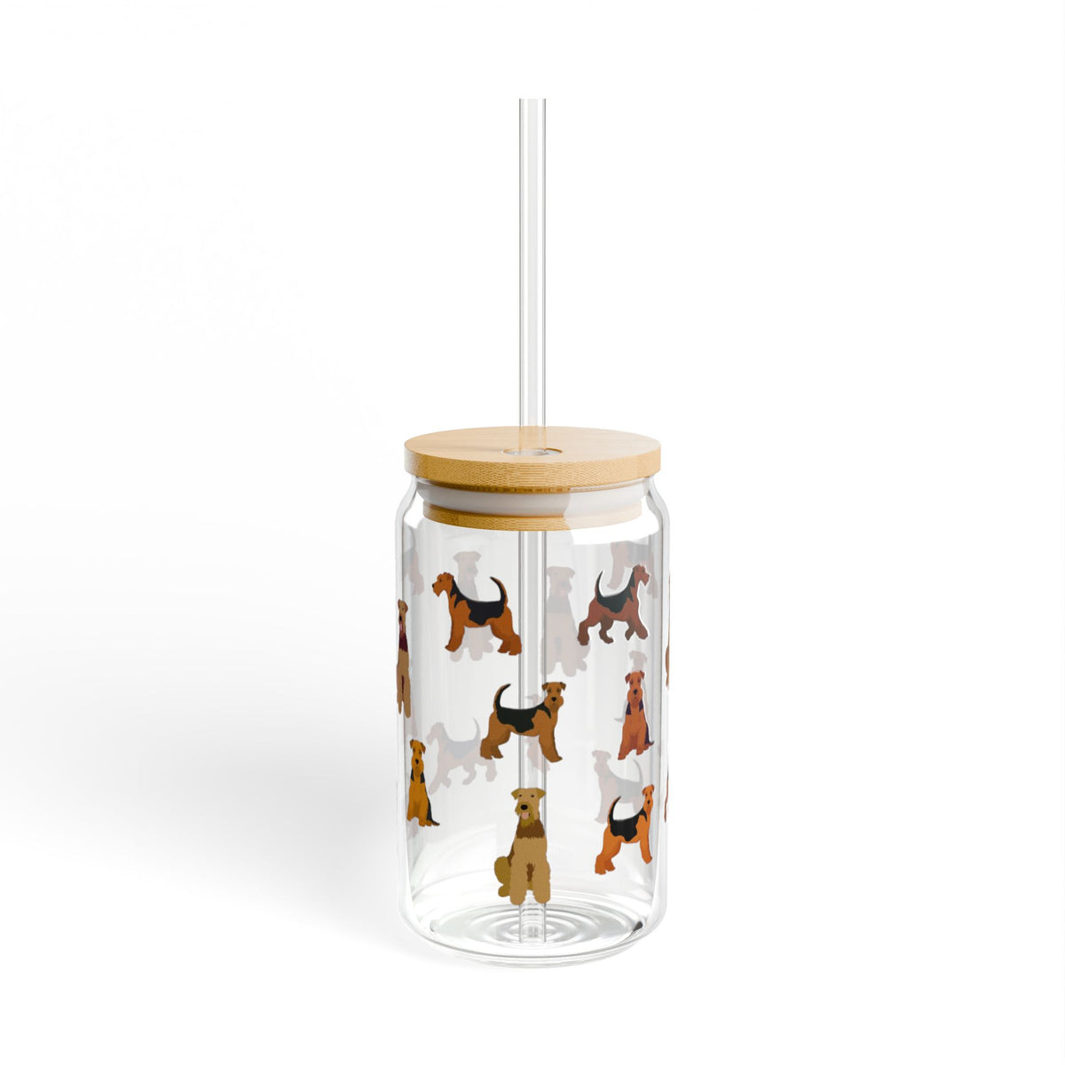Airedale Aristocracy Sipper Glass, 16oz