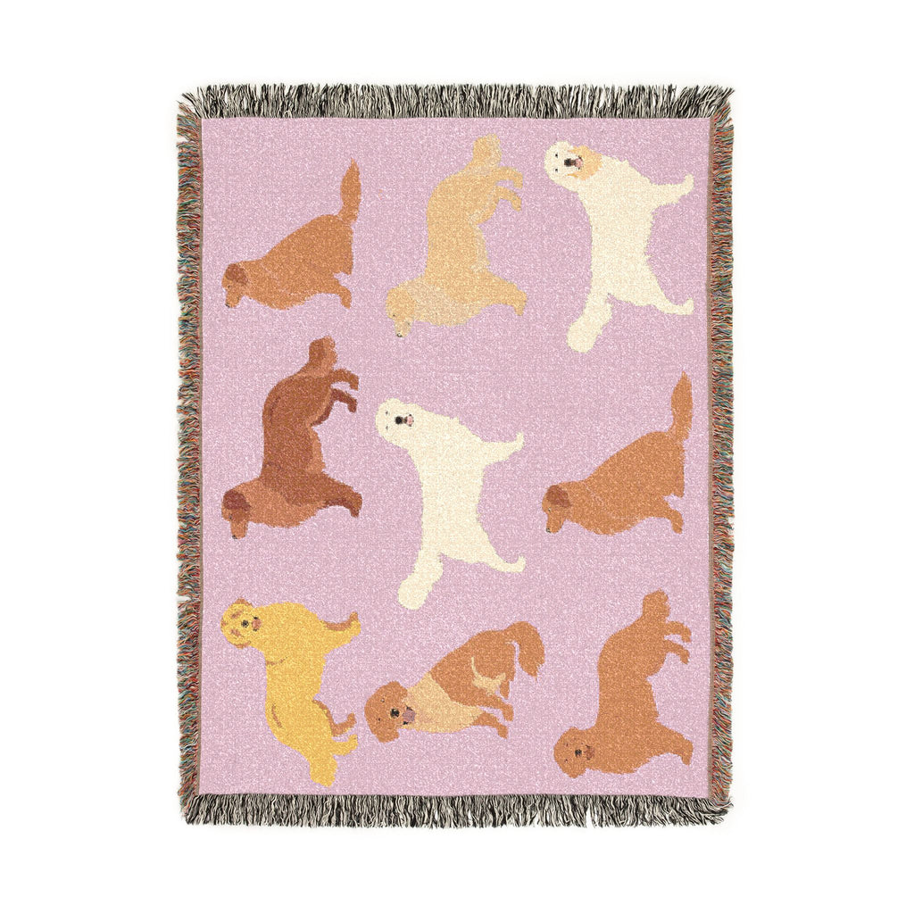 Golden Boy Woven Throw Blanket