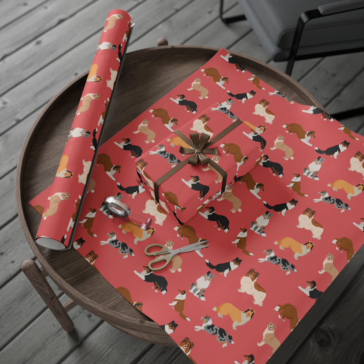 Rough Collie / Sheltie Wrapping Paper