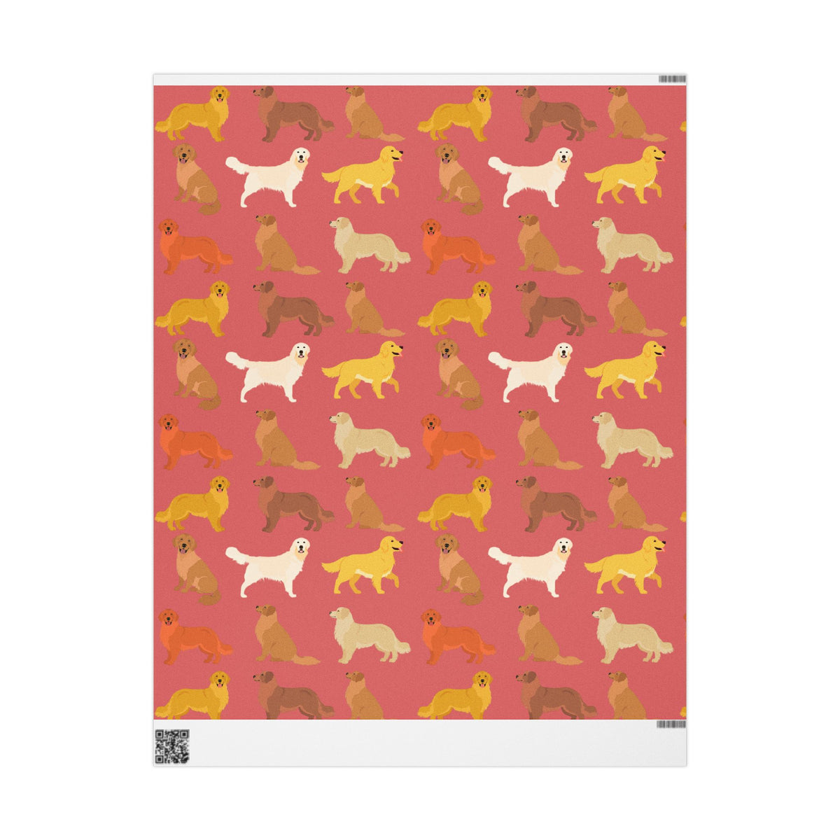 Golden Retriever Wrapping Paper