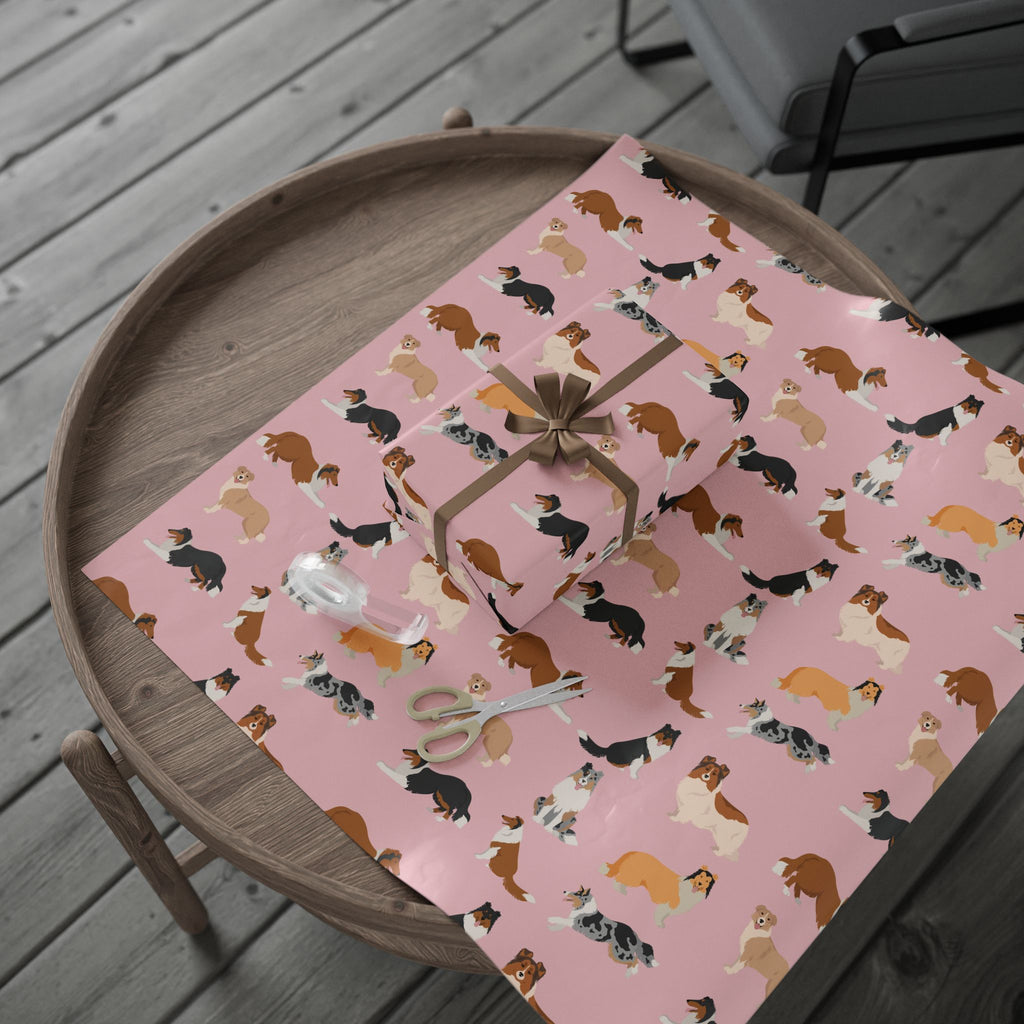 Rough Collie / Sheltie Wrapping Paper