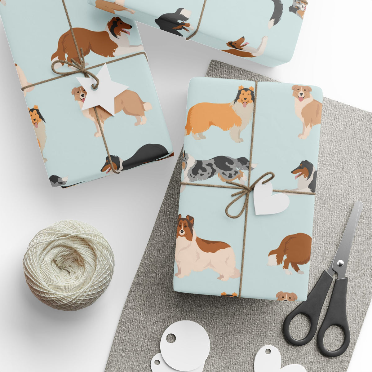 Rough Collie / Sheltie Wrapping Paper