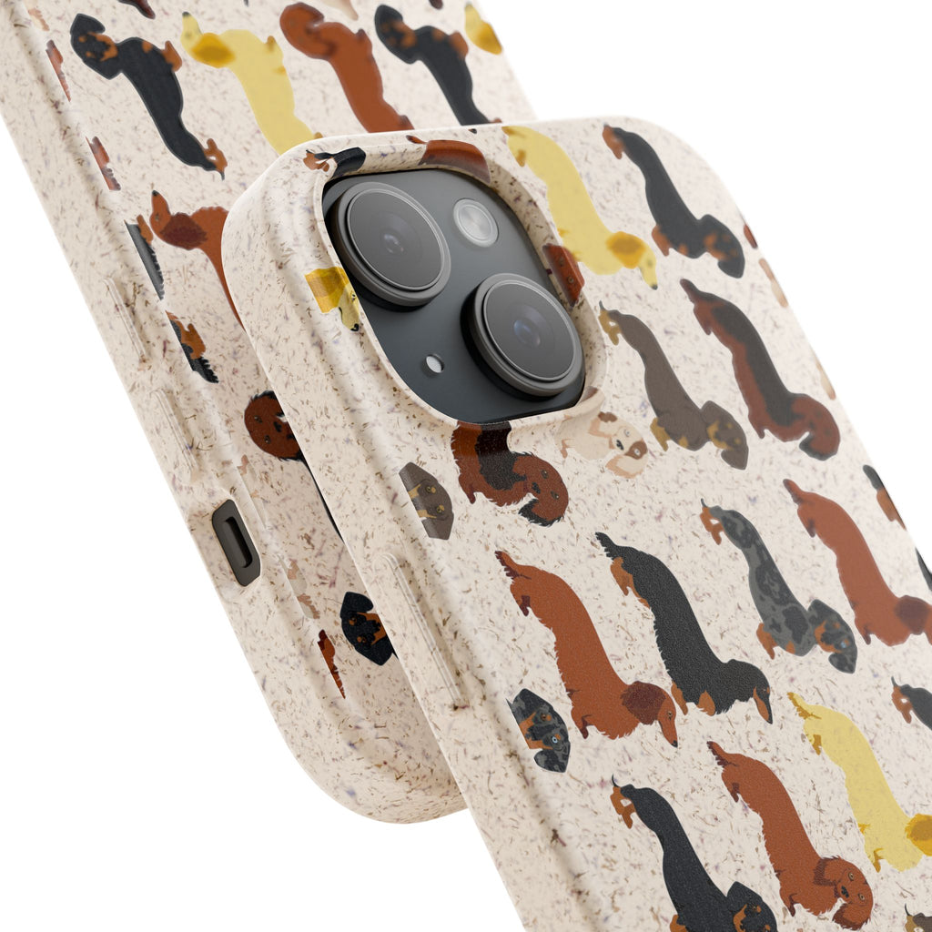 Dapper Dachshund Biodegradable Case