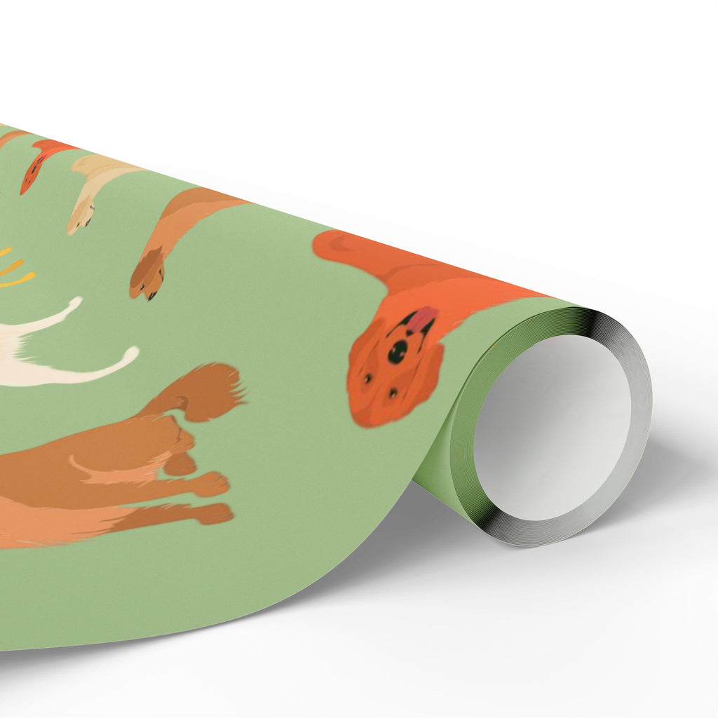 Golden Retriever Wrapping Paper