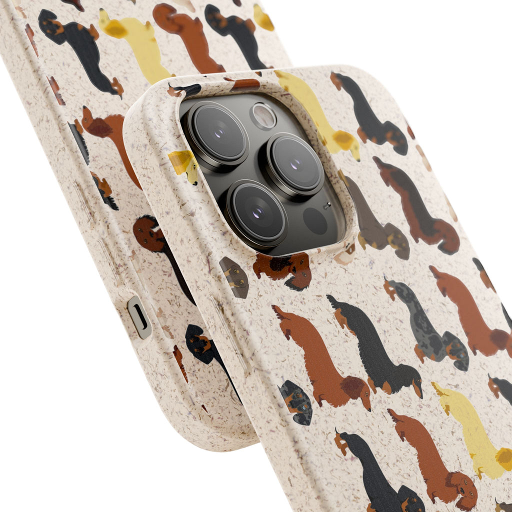 Dapper Dachshund Biodegradable Case