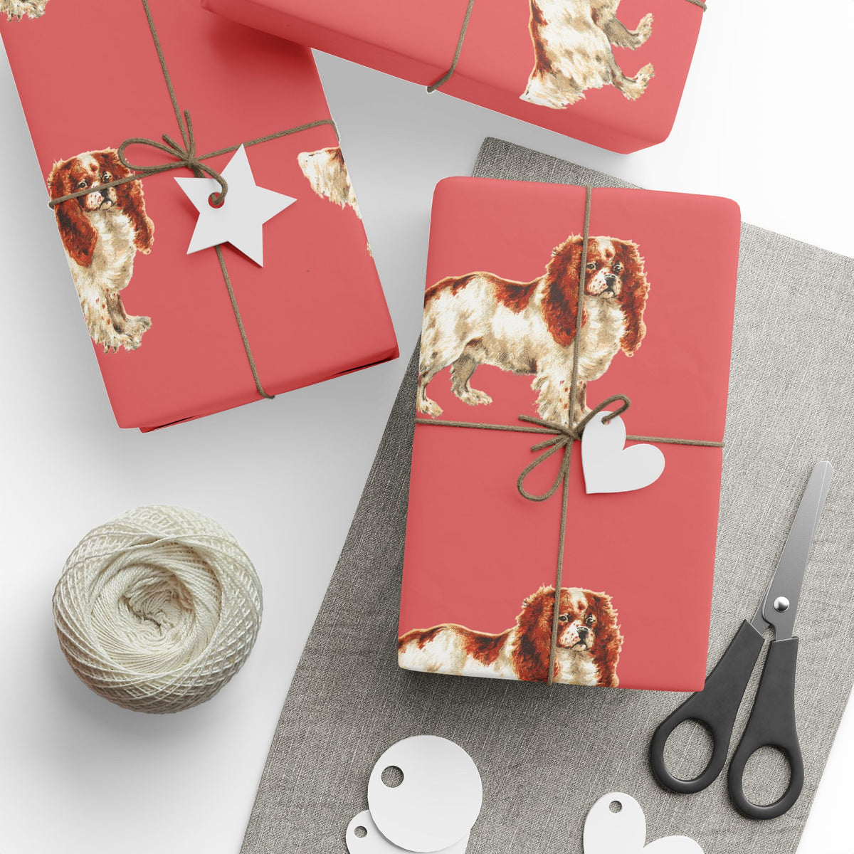 Cavalier King Charles Spaniel Wrapping Paper