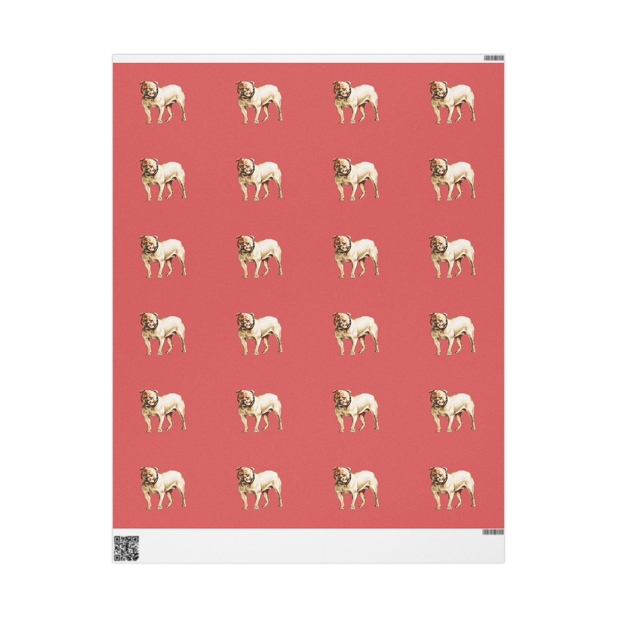 Bulldog Wrapping Paper