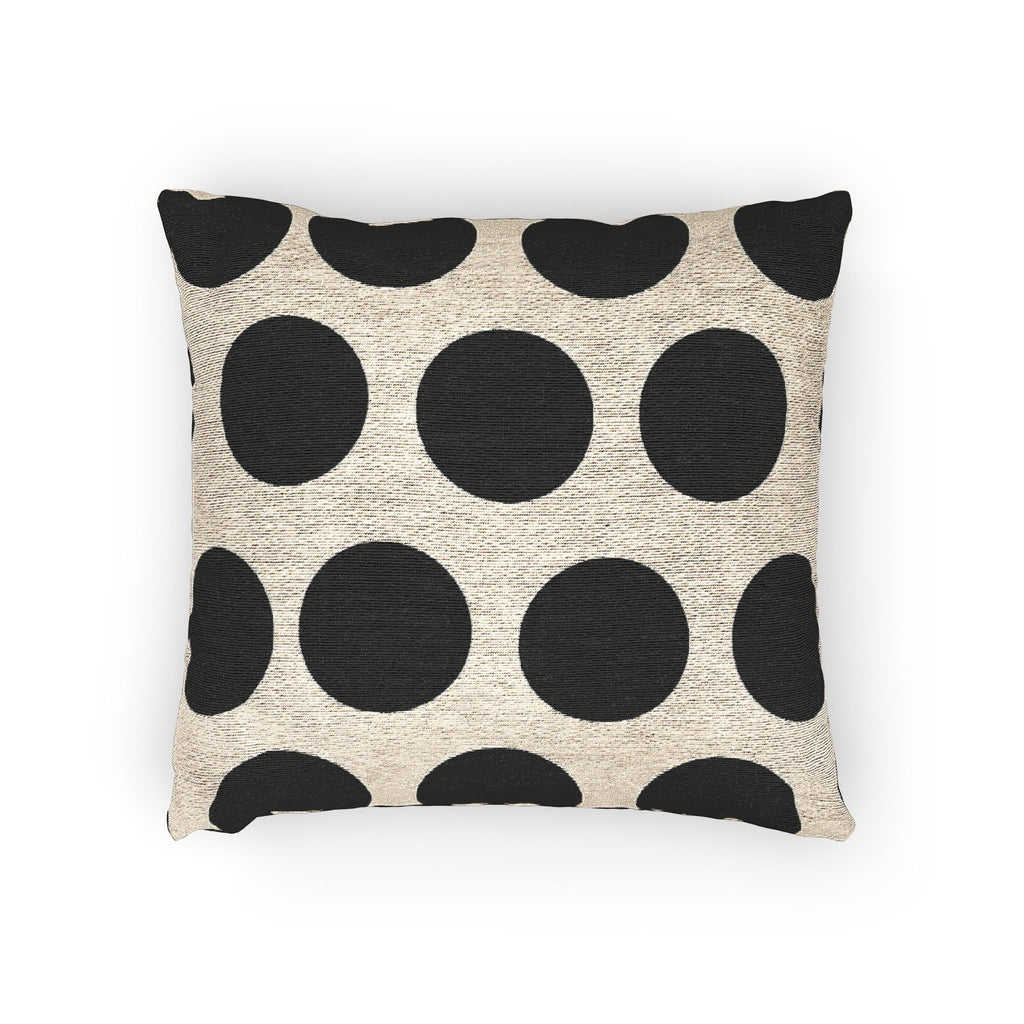 Polka Dot Woven Pillow