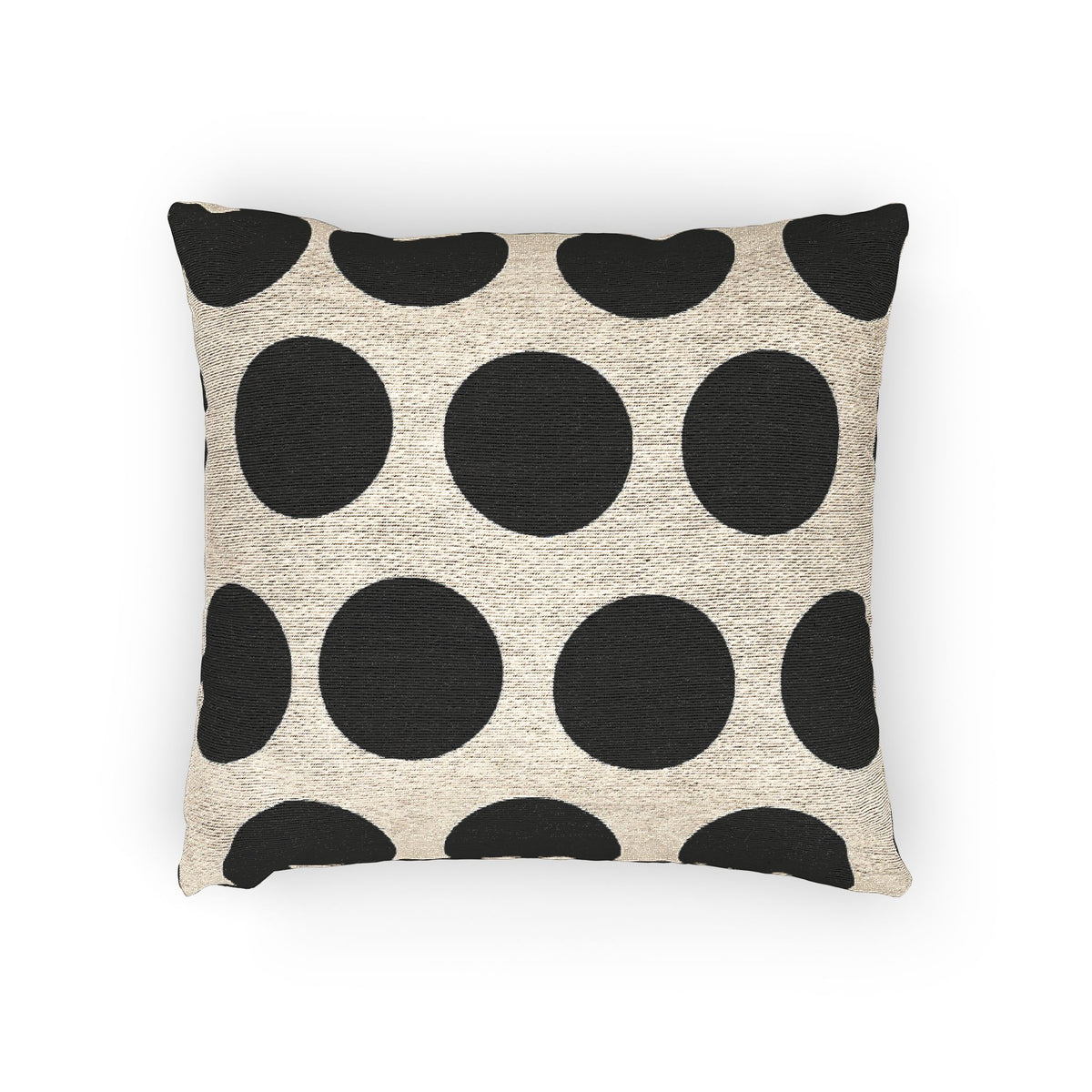 Polka Dot Woven Pillow