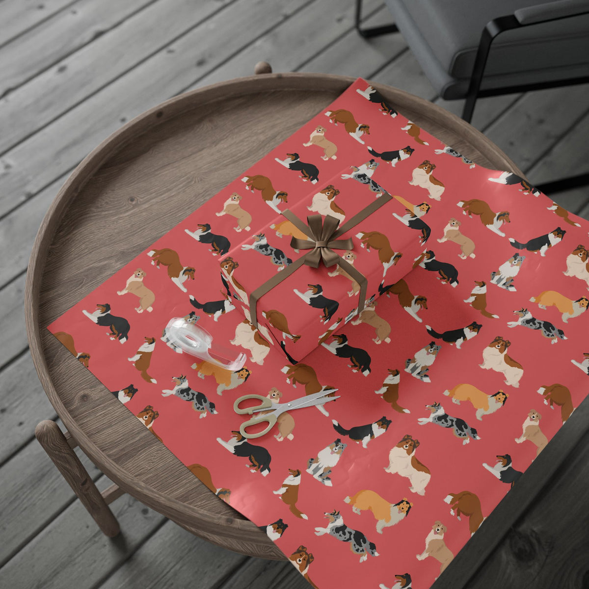 Rough Collie / Sheltie Wrapping Paper